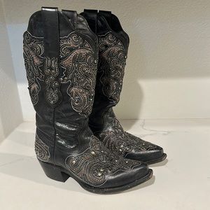 Boot Barn Black Sparkle Cowgirl Boots!!!!